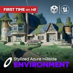 Stylized Azure Hillside