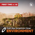 Post-Apo American Diner Environment