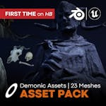 Demonic Assets Pack / 23 Mesh