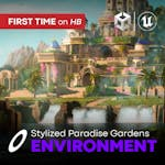 Stylized Paradise Gardens ( w Paradises / Characters and Modular Environment )