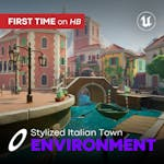 Stylized Italian Town