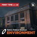 Retro Police Station Environment