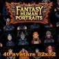 40 Fantasy Human Portraits 32x32