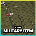 2D Icons Military Item
