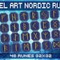 Pixel Art Ancient Nordic Runes