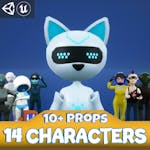 Sci-Fi 13 Stylized Characters