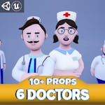 Doctor & Nurse Pack with Props