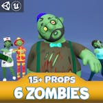 6 Toon Zombies