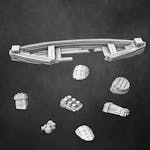 Destroyed Small Boat & Accessories