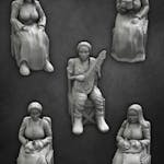 Sitting Female Townsfolk
