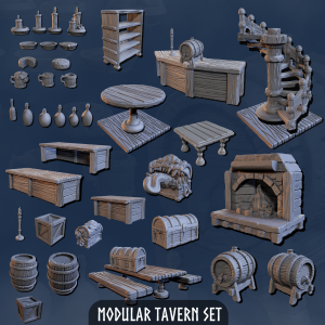 Modular Tavern Set (30 Models)