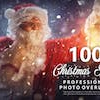 100 Christmas Snow Photo Overlays
