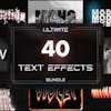 40 Ultimate Text Effects