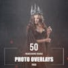 50 Monochrome Grunge Overlays