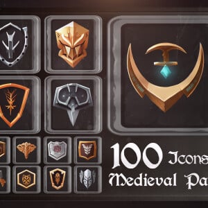 100 Icons Medieval
