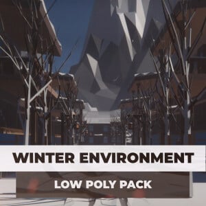 Winter Environment Low Poly