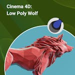 Cinema 4D: Low Poly Wolf