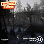 Taiga Biome Environment (Boreal Forest, Winter Forest, Tundra Biome) (Unreal Engine)