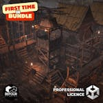 Medieval Viking Dark Village Environment (Unity)