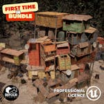 Container District Environment w/ Container Tool (Unreal Engine)