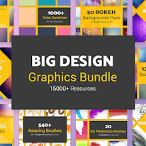 Big Design Graphics Bundle (15000+ Resources)