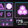 175 Neon Icons Pack