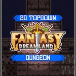 Dungeon Tileset 16x16 Pixelart - Fantasy Dreamland