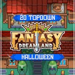 Halloween Tileset 16x16 Pixelart - Fantasy Dreamland