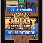 Interior Tileset 16x16 Pixelart - Fantasy Dreamland