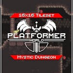 Platformer Tileset Mystic Dungeon 16x16 Pixelart