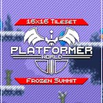Platformer Tileset Frozen Summit 16x16 Pixelart