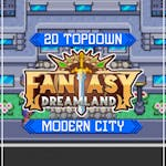 City Tileset 16x16 Pixelart - Fantasy Dreamland