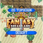 Desert Tileset 16x16 Pixelart - Fantasy Dreamland
