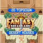 Desert Houses Tileset 16x16 Pixelart - Fantasy Dreamland