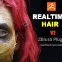 Real-time Hair ZBrush Plugin