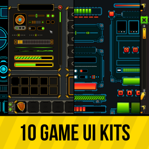 10 Game UI Kits