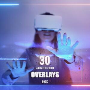 30 Animated Stream Video Overlays