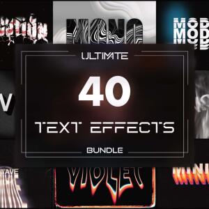 40 Ultimate Text Effects