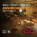 Retro / Modern Classroom Interior Environment ( Modern Classroom )