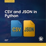 CSV and JSON in Python