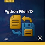 Python File I/O