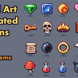 Game Collectable Pack Pixel Art