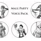 Male Party Voice Pack