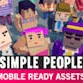 Simple People - Cartoon Assets