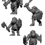 Heavy Armor Orcs - Axes
