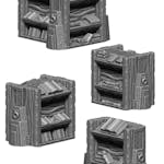 Fantasy Library Bookcases - Wood & Stone
