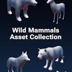 Wild Mammals Base Mesh Collection