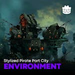 Stylized Pirate Port City