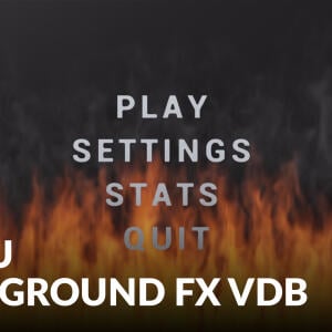 Menu Background FX VDB