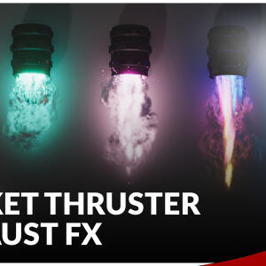 Rocket Thruster Exhaust FX